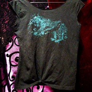 🎸#Graphic #Teal #Tiger #Top🎸